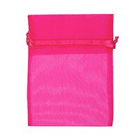 Organza Bag Small - Hot Pink 3pcs- main image