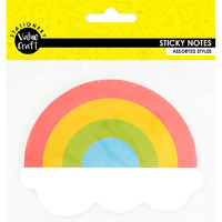 Rainbow Sticky Notepad 1pk- main image