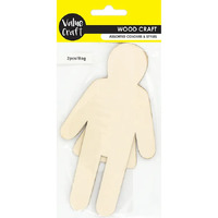 Wooden People Sticks 16cm 2 Pack- main image