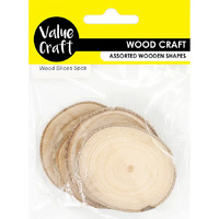 Wooden Craft Stepping Stones 55mm 5 Pack- main image