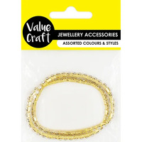 Diamante Stretch Bracelet 2 Pack - Gold- main image
