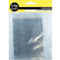 Self Adhesive Sealing Clear OPP Cellophane Resealable Plastic Bags 12x18cm 30pk- main image