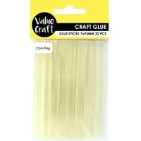 Value Craft Glue Sticks 20cm Clear - 12 Pack- main image