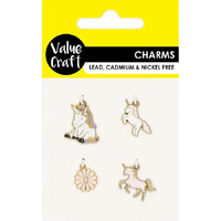 Unicorn Charms 4 Pack- main image
