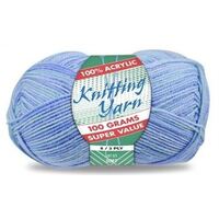 Knitting Yarn 100% Acrylic 8ply 100g Multi Colour Baby Boy- main image