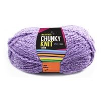 Chunky Knitting Wool/Yarn 100G - Light Purple - 3 Ply Microfiber 100% Polyester- main image
