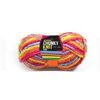 Chunky Knitting Wool/Yarn 100G - Funky Mix - 3 Ply Microfiber 100% Polyester- main image