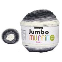 Jumbo Muffin Premium Knitting Yarn 8ply 200G Snowy- main image