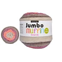 Jumbo Muffin Premium Knitting Yarn 8ply 200G Jersey Lily- main image