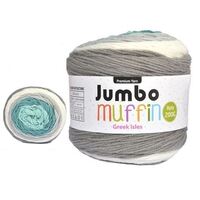 Jumbo Muffin Premium Knitting Yarn 8ply 200G Greek Isles- main image