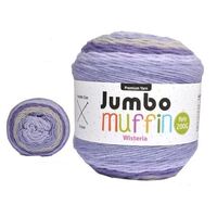Jumbo Muffin Premium Knitting Yarn 8ply 200G Wisteria- main image