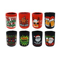 Christmas Stubby Coolers 10cm (Randomly Selected)- main image