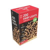 200 LED Fairy Lights Warm White- main image