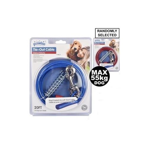 Pawise Tieout Cable 6m Max 55kg - Randomly Selected