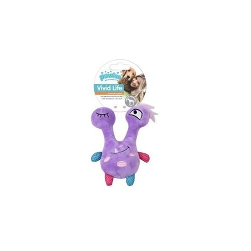 Pawise Little Monster Violet Dog Toy 17cm