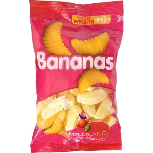 Lolliland Bananas 100g Bag