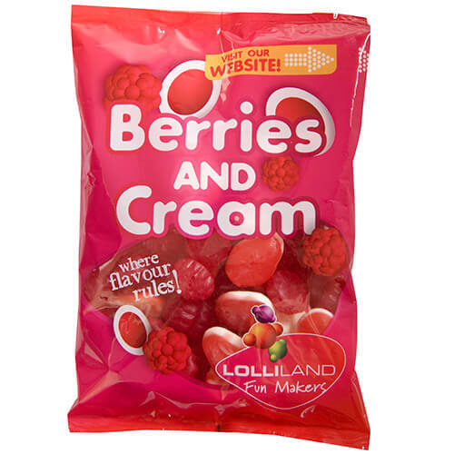 Lolliland Berries & Cream 160g Bag