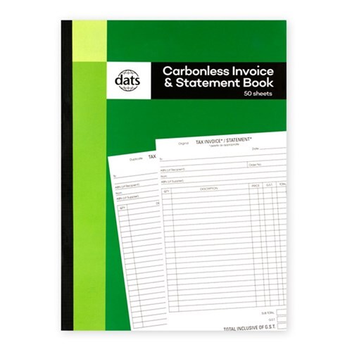 Carbonless Invoice & Statement A4 50 Sheets
