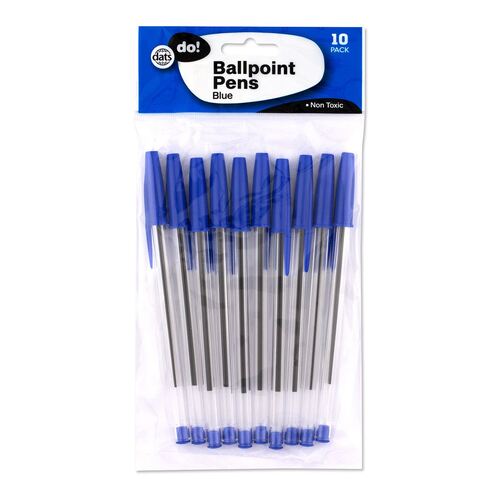2 x Dats Ballpoint Pens 10-Pack - Blue