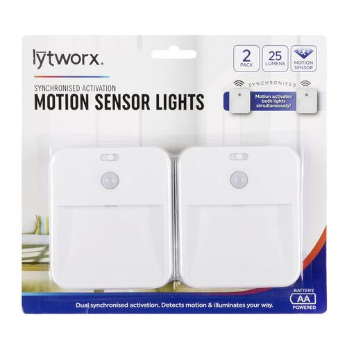 Lytworx Battery Operated Motion Sensor Nightlight 2 Pack