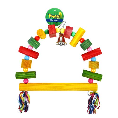 Tweets Bird Toy Swing with Bell 20cm