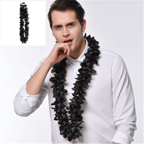Flower Lei Black