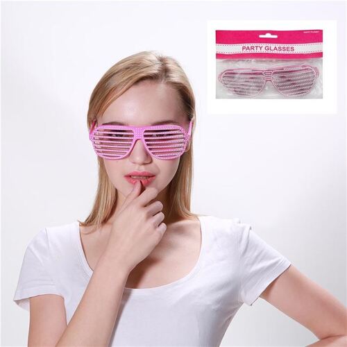Bling Party Glasses Pink