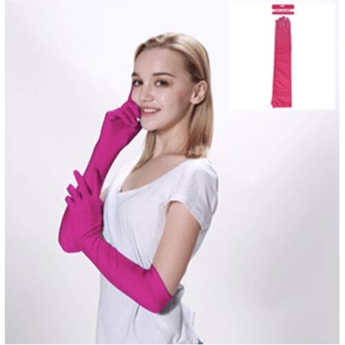 Long Gloves Pink