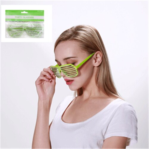 Bling Party Glasses Green