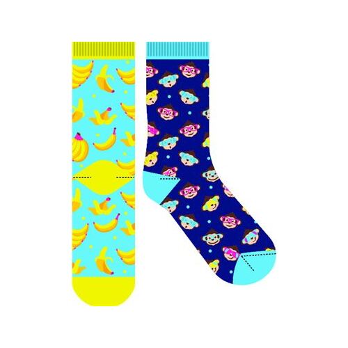 Frankly Funny Novelty Socks - Banana & Monkey