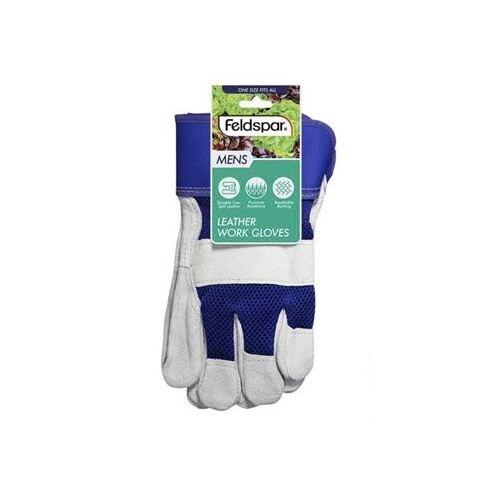 Feldspar Leather Mens Gardening Work Gloves