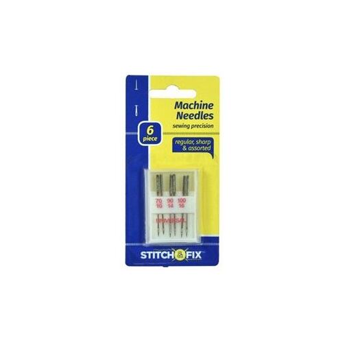 Universal Sewing Machine Needles Assorted Pack of 6 Quilting Craft DIY