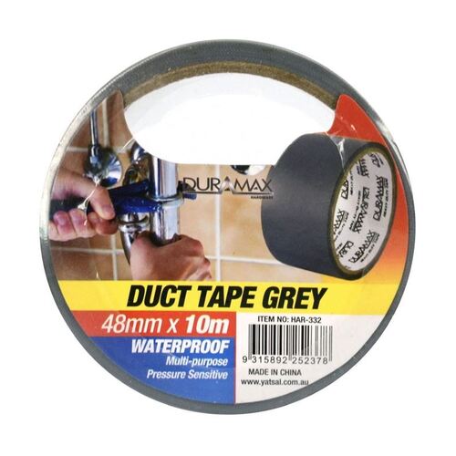 Duct Tape Gaffa Gaffer Craft Self Adhesive Repair Grey 48mm x 10m Waterproof PVC