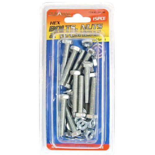15 Set Nuts, Bolts & Washer 6x35mm