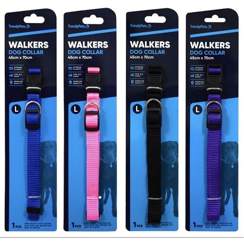 Walkers Adjustable Dog Collar Large 45-70cm - Randomly Selected