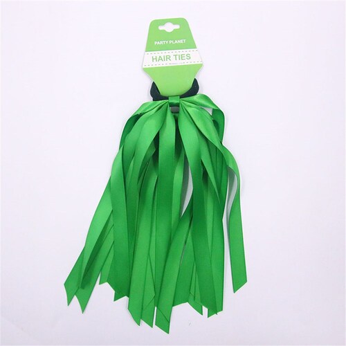 Tassel Hair Ties Green