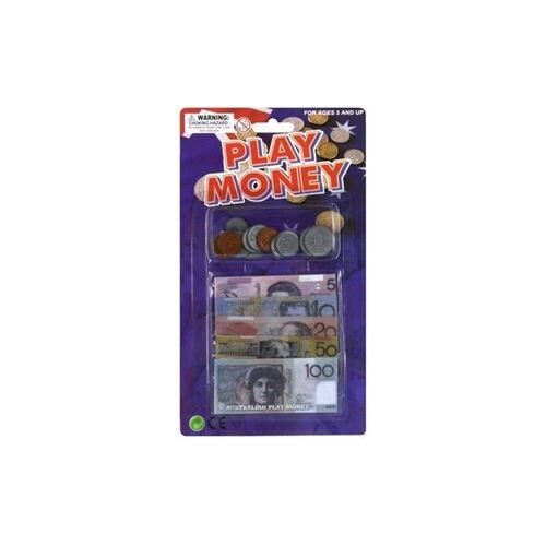 66pcs Australian Play Money Notes Coins Aussie Toy Coin Kids Bank Dollar